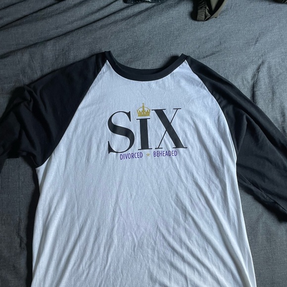 “Six” The Musical baseball tee - Picture 1 of 5